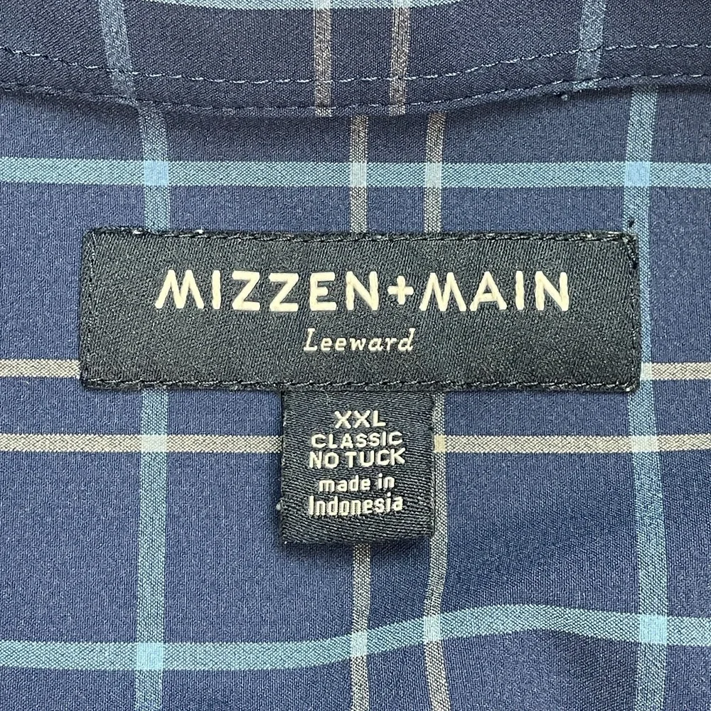 Mizzen Main Leeward‎ Shirt Men's Size 2XL Performance Button Down